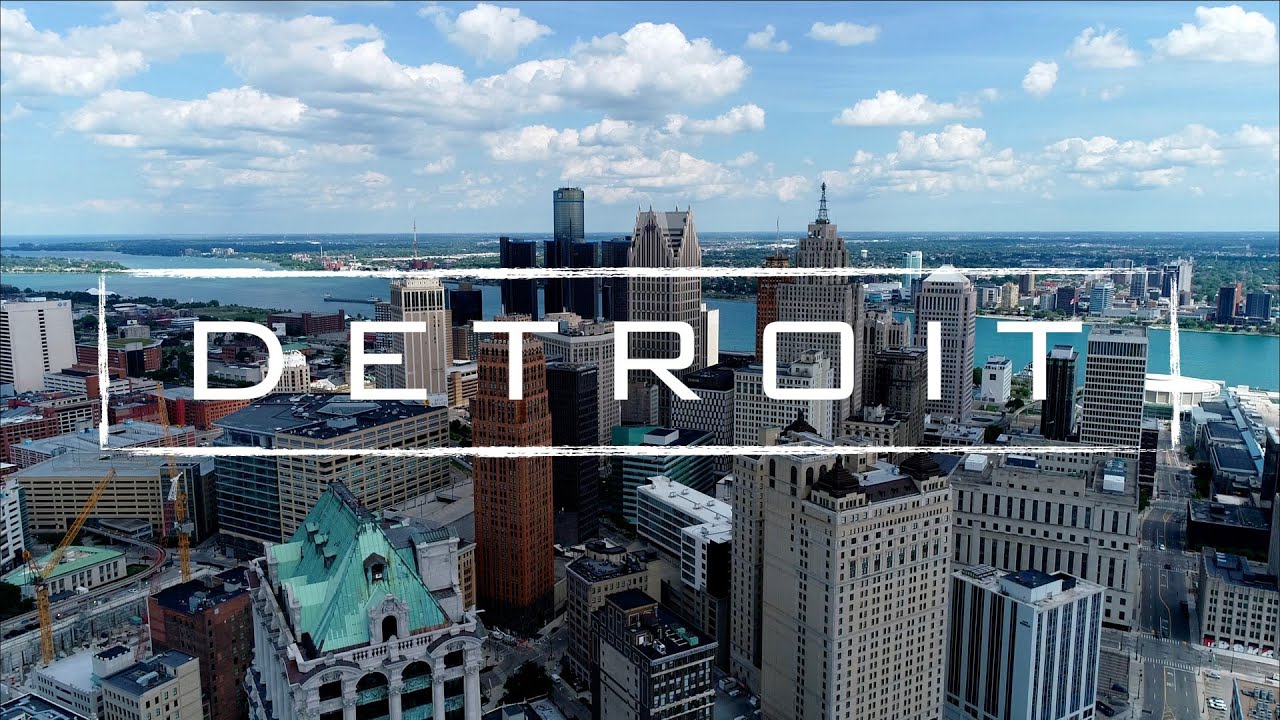 Drone Over Detroit - A Modern Crumbling City 2 YouTube player