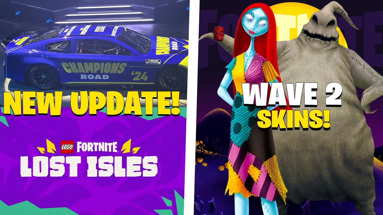 Fortnite NEW Update! (Fortnitemares Collabs, NBC Wave 2, Nascar
