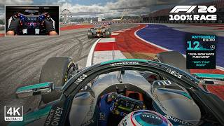 Kimi Antonelli's Mercedes AMG W17 - 2026 United States GP Race | F1 26 Steering Wheel Gameplay