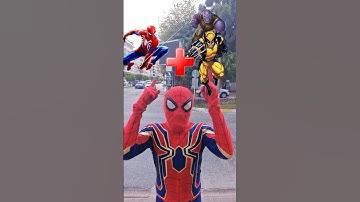 Spiderman + Thanos and Wolverine = Marvel Animation #spiderman #marvel