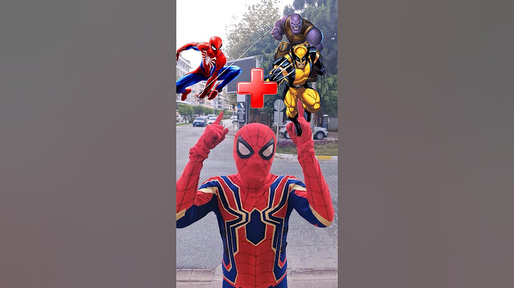 Spiderman + Thanos and Wolverine = Marvel Animation #spiderman #marvel