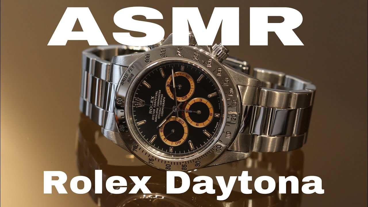 【pinky】FUNCTIONAL SOUND ROLEX DAYTONA 16520 | ASMR | White Noise | 4030 The sound of