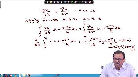 Lecture 52: Solution of Boundary Value Problems using Finite Fourier Transform - I