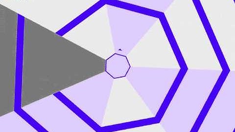 Open Hexagon - SECOND DIMENSION 81 sec (difficulty 1)