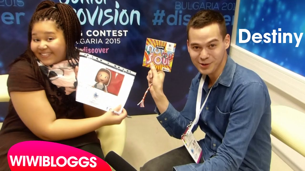 Interview: Destiny Chukunyere (Malta) @ Junior Eurovision 2015 second ...