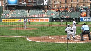 Ricky Romero strikes out Nick Markakis