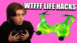 WTFFF ARE THESE 5 MINUTE CRAFTS?!?! - Life Hacks React w OnlyJayus