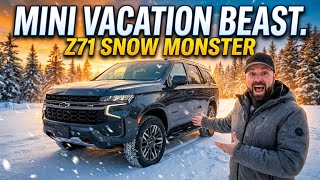 Mini Vacation with this Beast | Z71 Chevy Tahoe