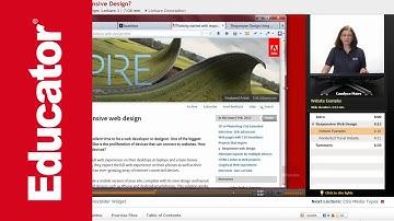 "What is Responsive Design" | Dreamweaver CS6 with Educator.com