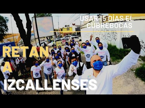 Lanzan reto para usar cubrebocas 15 días, en Cuautitlán Izcalli.