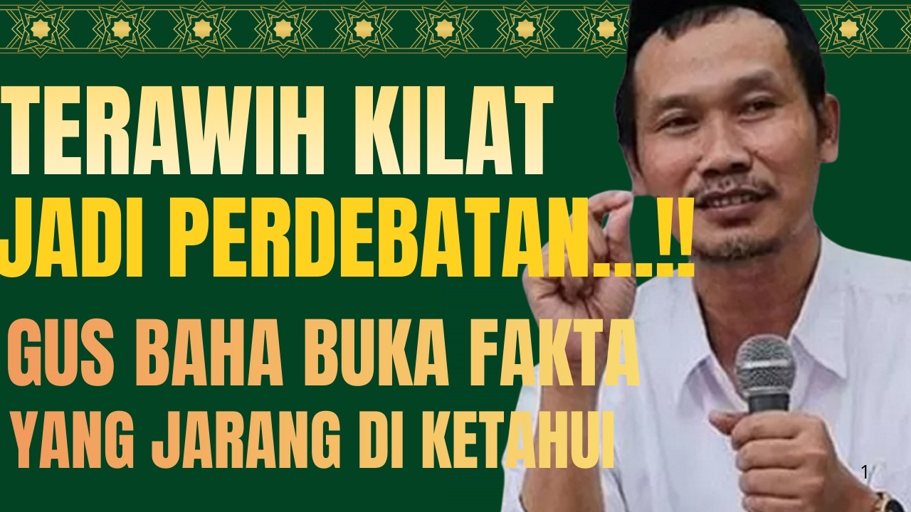 GUS BAHA - PENJELASAN GUS BAHA TENTANG SHOLAT TERAWIH YANG CEPAT#ngajigusbahaterbaru2026