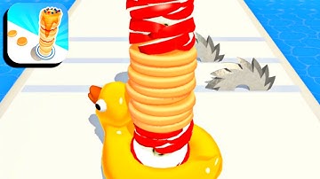Pancake Run 🍌🍓🥞 All Levels Gameplay (iOS,Android) v.11
