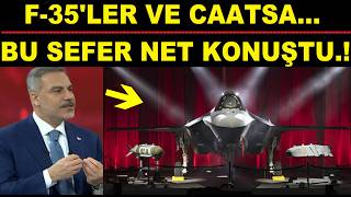 UÇAKLAR VE CAATSA... BU SEFER NET KONUŞTU.!