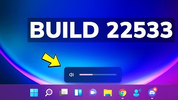 New Windows 11 Build 22533 – New Flyouts for Volume and Brightness & Fixes (Dev Channel)