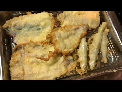 サヨリの天ぷらを食べてみたら超絶うまかった 小樽北浜岸壁で釣ったサヨリ Youtube