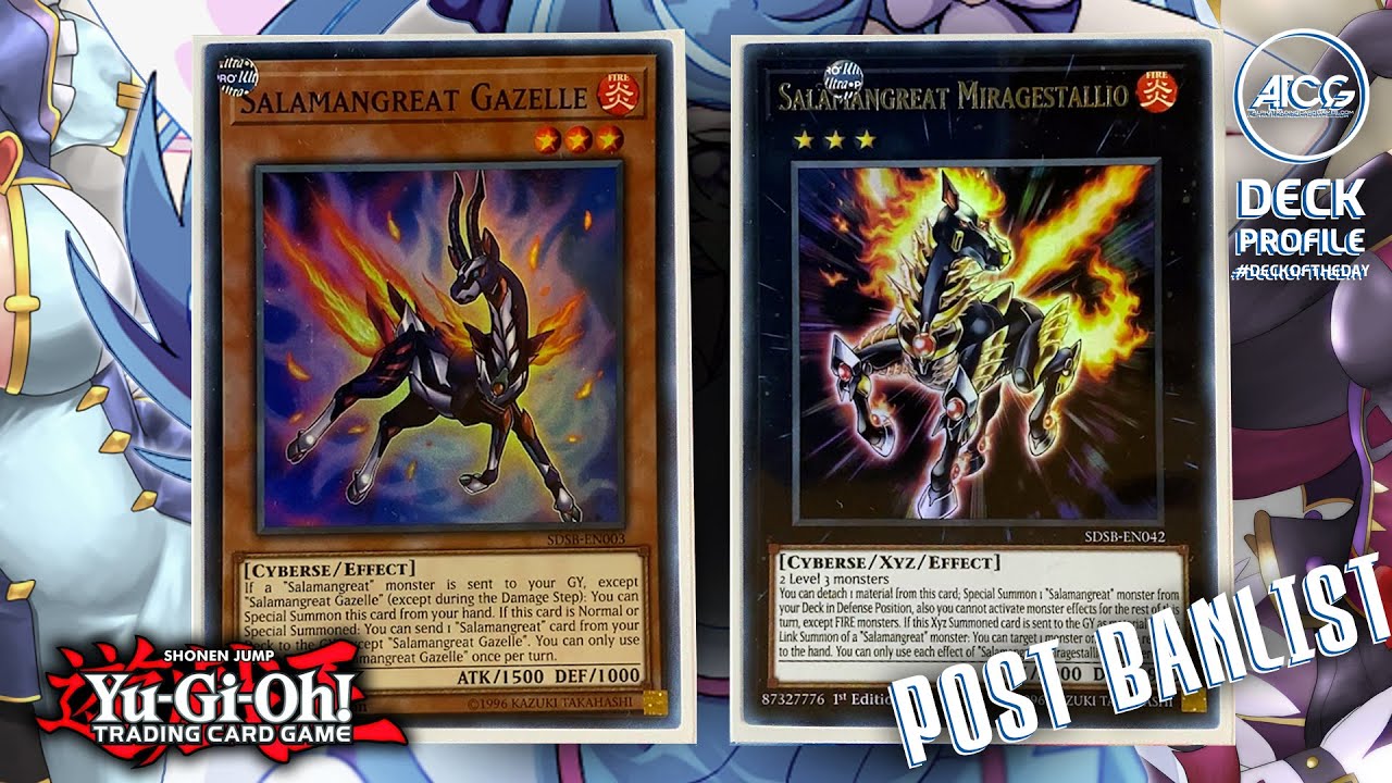Yu-Gi-Oh! SALAMANGREAT Deck Profile (COMPETITIVE) - Post JULY 2021 BANLIST  | JULY 2021