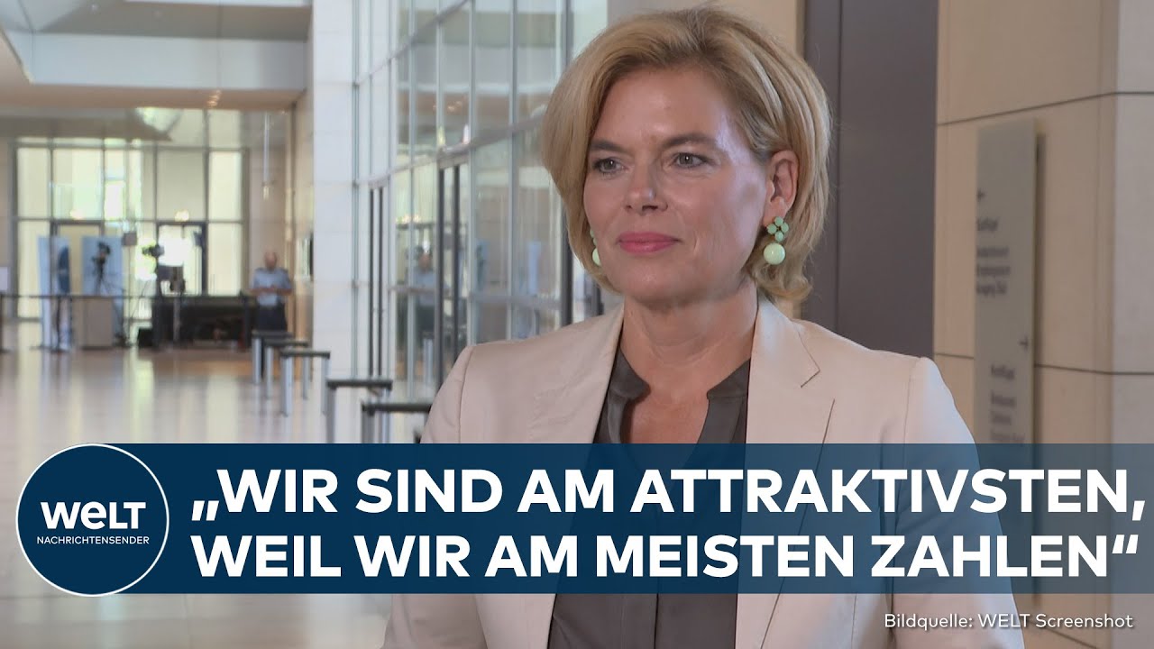 EINWANDERUNG: CDU-Politikerin Klöckner mahnt zu Änderungen in der Sozialpolitik | WELT Interview