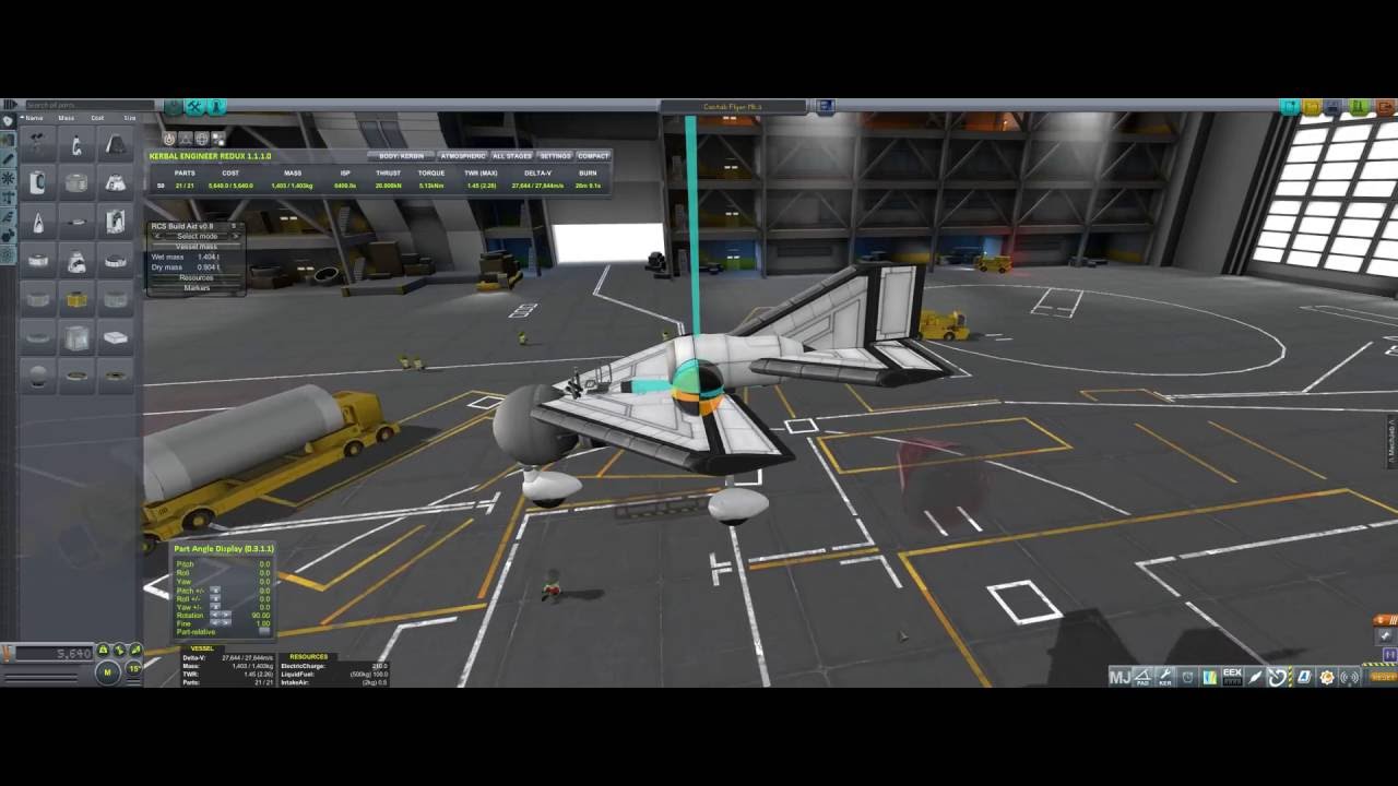 [KSP 1.1.3] Cantab Flyer Landing Gear Demo (stock) YouTube