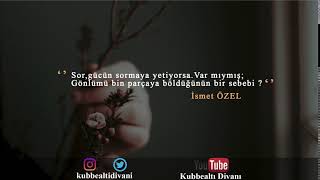 İsmet Özel - Savaş Bitti Şiiri - Sor Gücün Sormaya Yetiyorsa Sor...