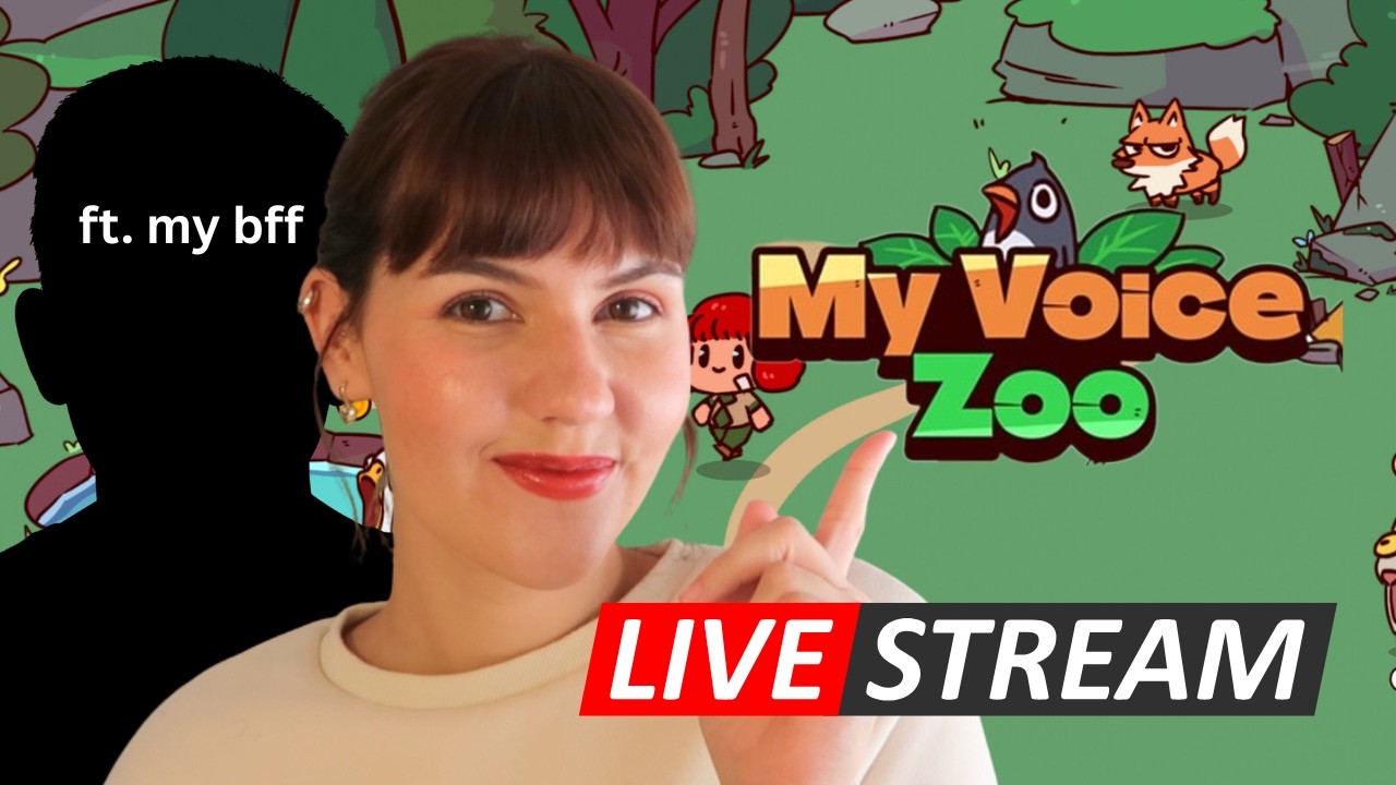 Livestream:  ♡  Trying out My Voice Zoo with my Best Friend ♡ (caution: silly time)