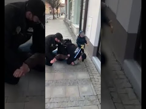 Zásah městské policie v Uherském Hradišti