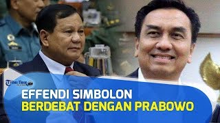 VIDEO Politikus PDIP Effendi Simbolon Berdebat dengan Prabowo Saat Rapat di Komisi I DPR