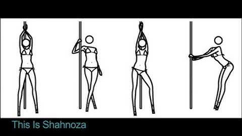 Julian Opie, titled This is Shahnoza in 3 Parts