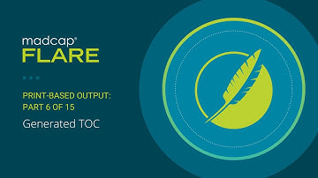 Print-Based Output (6 of 15): Generated TOC