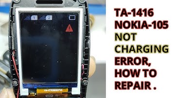 TA-1416 NOKIA -105 NOT CHARGING ERROR (PROBLEM) HOW TO REPAIR.