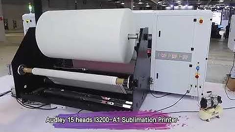 15 Head Sublimation printer for Textiles!