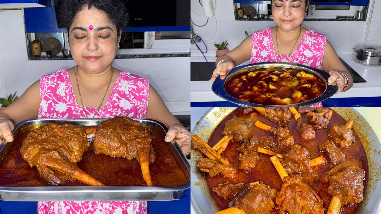 MAINE 2 MUTTON RAAN BANAYA MADDY KE LIYE FIR BHI WO KHUSH NAHI HUI 🥲😭🙏🏼 SPICY MUTTON NALLI CURRY 