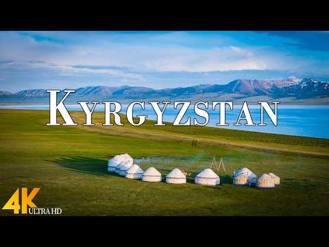 Kyrgyzstan 4K Ultra HD • Cinematic Drone Footage, Scenic Relaxation Film with Calming Music.