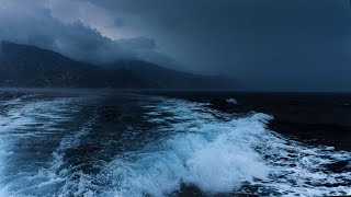 Успокаивающий Перезвон Ветра и Звуки океана 🎐🌊 _ Черный экран