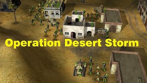 General Zero Hour Custom Mission - Operation Desert Storm