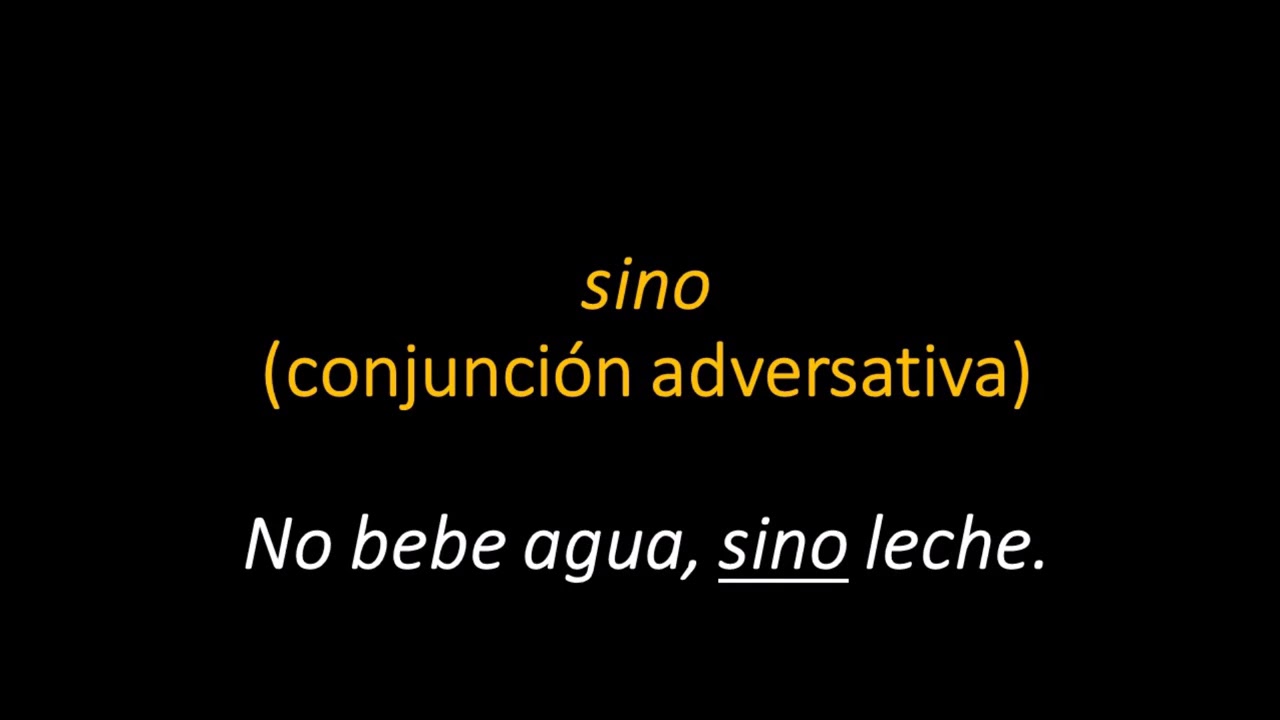 Diferencia Entre Sino Y Si No Rae