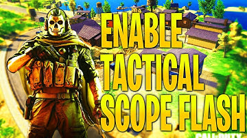 How To Enable ENEMY TACTICAL SCOPE FLASH In Call of Duty Mobile