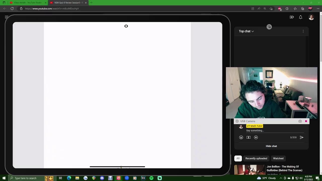 1026 Quiz 6 Review Session!! YouTube