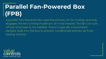 Parallel Fan Powered Box FPB - Value Controls Glossary of HVAC terms