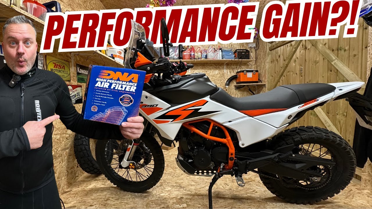 Воздушный фильтр Performance на KTM 390 Adventure R — РЕАЛЬНЫЕ результаты теста от 0 до 60 миль в...