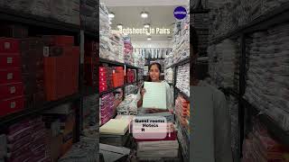 Premium Self-Stripe Bedsheet Pairs for Hotels, PGs &amp; Home | Only ₹999