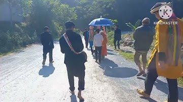 lễ cấp sắc chẩn bị đi ngõ đài thôn nà chom yên cường