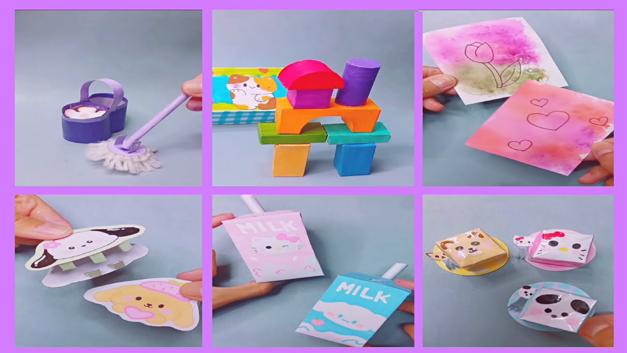 Paper craft ideas / how to make / diy paper game / miniature / DIY Cute 