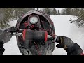 Skidoo Ride Ends With A Rollover