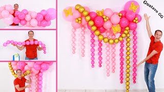 🚨 NEW TECHNIQUE 👉 PEARL NECKLACE 🚨 How to Make a Balloon Arch - Gustavo gg