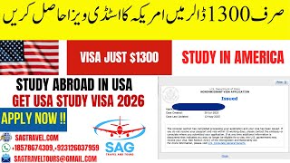 🎓 Study in USA 2025 | Get US Student Visa in Just $1300 – Complete Guide 🇺🇸