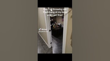 Day 1 of throwing our Flash bang at my boss until I get fired #wgitachi