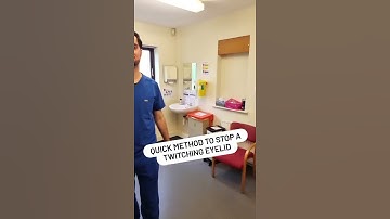 How To Stop A Twitching Eyelid #Shorts