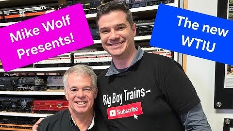 Mike Wolf presents the new MTH WTIU, at MR. Muffins Trains!