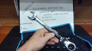 DURATECH (BLACK FRIDAY), FLEX HEAD RATCHETING WRENCH SET!! worth a look👀