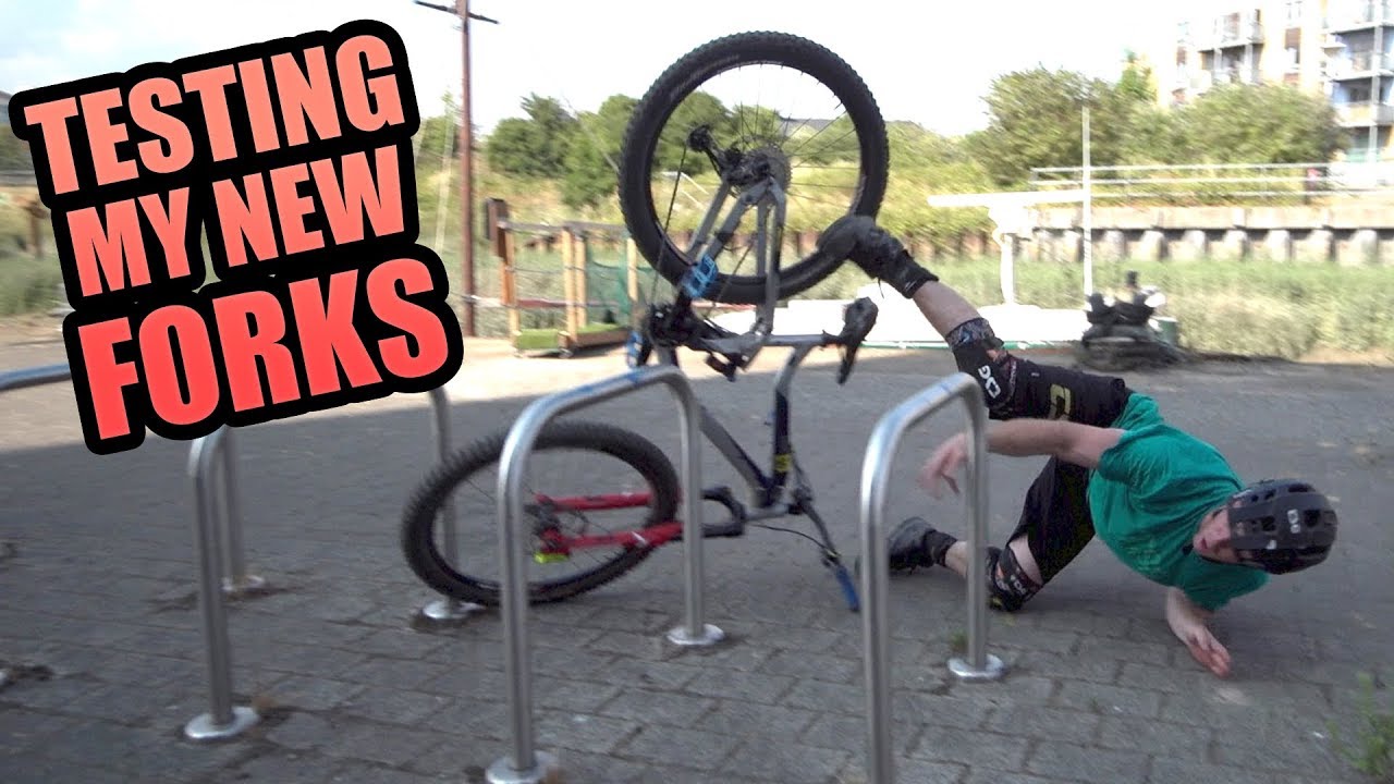 TESTING MY NEW FORKS ON THE ENDURO BIKE YouTube